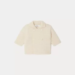 Bonpoint Aalya Jacket Milk White |Newborn & Baby Sweaters And Cardigans