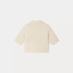 Bonpoint Aalya Jacket Milk White |Newborn & Baby Sweaters And Cardigans