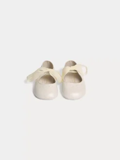 Bonpoint Akela Mary Janes Ecru |Newborn & Baby Shoes