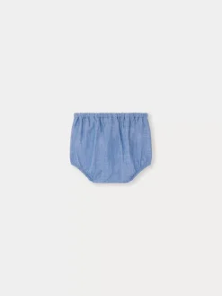 Bonpoint Aki Bloomers Blue |Newborn & Baby Pants, Bloomers, And Rompers