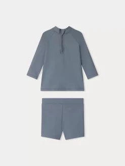 Bonpoint Aldwin Bathing Suit Slate Gray |Newborn & Baby Accessories