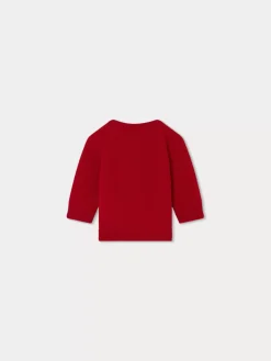 Bonpoint Almire Sweater Ruby |Newborn & Baby Sweaters And Cardigans