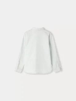 Bonpoint Altman Shirt Aqua Blue |Child Tops