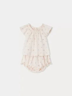 Bonpoint Amissa Clothing Set Pink |Newborn & Baby Sets And Jumpsuits