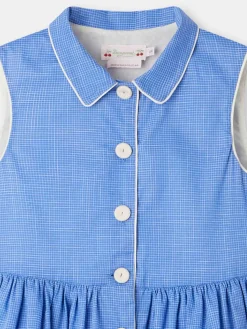 Bonpoint Anne Dress Intense Blue |Child Dresses