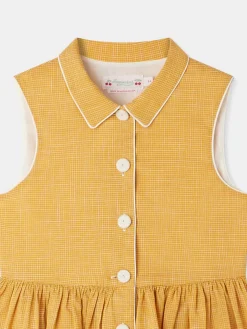 Bonpoint Anne Dress Sunshine Yellow |Child Dresses