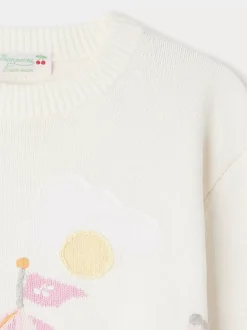 Bonpoint Anumati Sweater Ecru |Child Cardigans And Sweaters