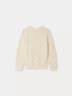 Bonpoint Anumati Sweater Ecru |Child Cardigans And Sweaters
