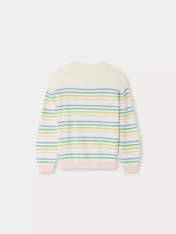 Bonpoint Anumati Sweater Multicolored Stripes |Child Cardigans And Sweaters