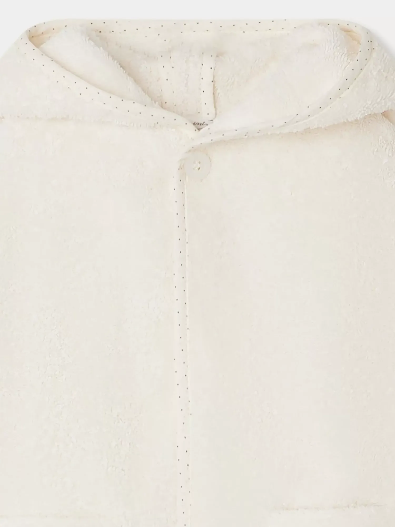 Bonpoint Apeign Terry Cloth Bathrobe Milk White |Newborn & Baby Childcare