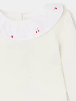 Bonpoint April Bodysuit Red |Newborn & Baby Onesies And Pajamas