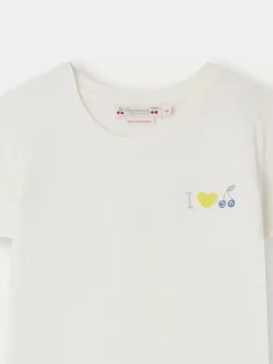 Bonpoint Asmae T-Shirt White Milk |Child Tops
