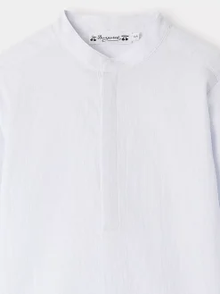 Bonpoint Auguste Shirt Sky Blue |Child Tops