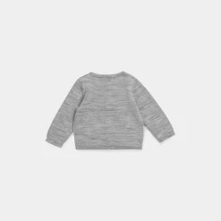 Bonpoint Babies' Cardigan Heathered Gray |Newborn & Baby Sweaters And Cardigans