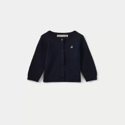Bonpoint Babies' Cardigan Navy |Newborn & Baby Sweaters And Cardigans