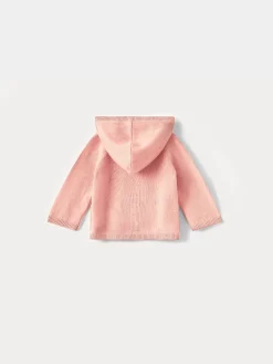 Bonpoint Baby Cashmere Sweater Faded Pink |Newborn & Baby Sweaters And Cardigans