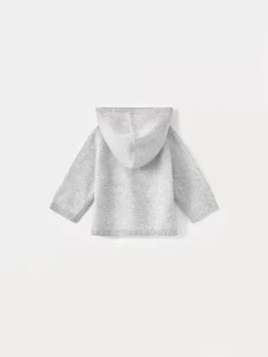 Bonpoint Baby Cashmere Sweater Heathered Gray |Newborn & Baby Sweaters And Cardigans