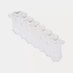 Bonpoint Baby Day-Of-The-Week Onesies White |Newborn & Baby Onesies And Pajamas