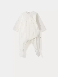 Bonpoint Baby Surplice Pajamas Gold |Newborn & Baby Onesies And Pajamas