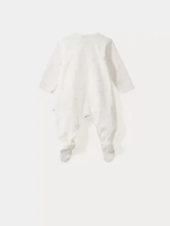 Bonpoint Baby Surplice Pajamas Gold |Newborn & Baby Onesies And Pajamas