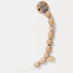 Bonpoint Bacil Pacifier Clip Natural |Newborn & Baby Childcare