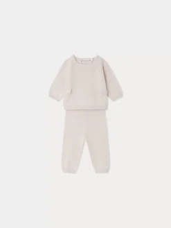 Bonpoint Bamba Outfit Powdered Rose |Newborn & Baby Sets And Jumpsuits