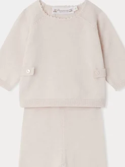 Bonpoint Bamba Outfit Powdered Rose |Newborn & Baby Sets And Jumpsuits