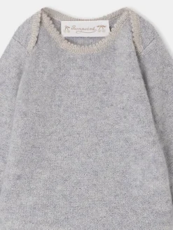 Bonpoint Bambini Set Gray Blue |Newborn & Baby Sets And Jumpsuits
