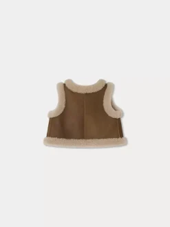 Bonpoint Barra Cardigan Chestnut |Newborn & Baby Outerwear