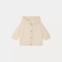 Bonpoint Barta Cardigan Natural |Newborn & Baby Sweaters And Cardigans