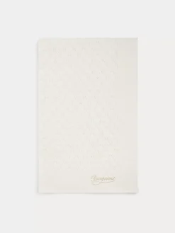 Bonpoint Blanket With Openwork Pattern For Baby Milk White |Newborn & Baby Childcare