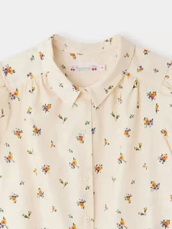 Bonpoint Blouse Adele Beige Rose |Child Tops