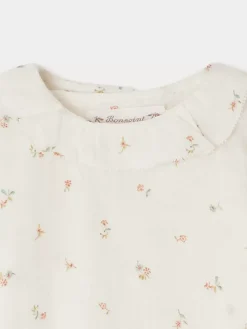 Bonpoint Blouse Ganiti Blanc Naturel |Newborn & Baby Tops
