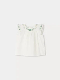Bonpoint Blouse Lala Ivoire |Newborn & Baby Tops