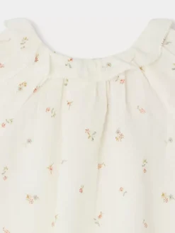 Bonpoint Blouse Lara Blanc Naturel |Newborn & Baby Tops