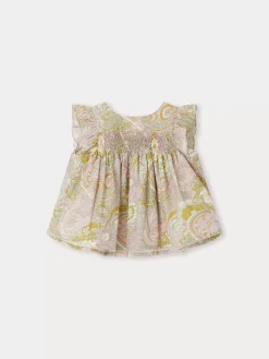 Bonpoint Blouse Naomie Violet |Newborn & Baby Tops