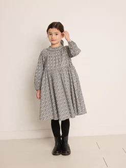 Bonpoint Bluebell Dress Navy |Child Dresses