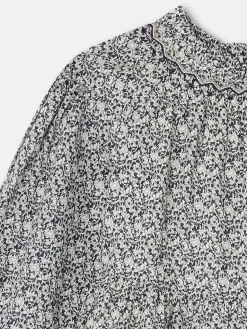 Bonpoint Bluebell Dress Navy |Child Dresses