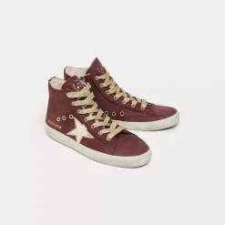 Bonpoint & Golden Goose Francy High-Top Sneakers Plum |Child Shoes