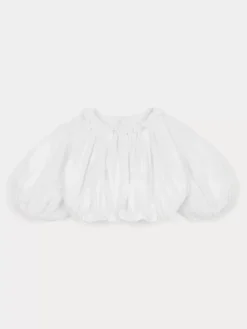 Bonpoint X Khaite Aries Blouse Milk White |Child Tops