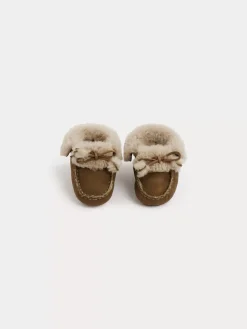 Bonpoint Boule Soft Shoes Chestnut |Newborn & Baby Shoes