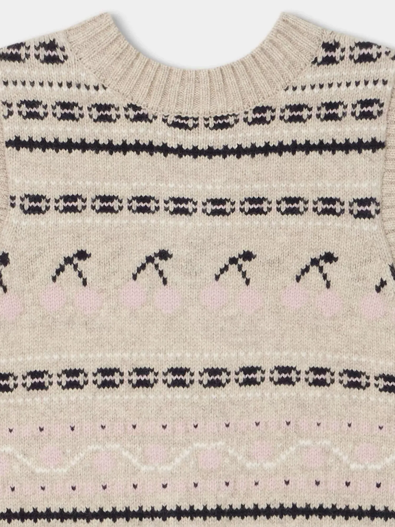 Bonpoint Brianna Sweater Vest Heathered Gray |Child Cardigans And Sweaters