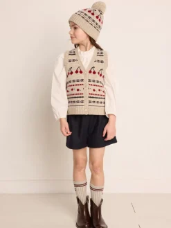 Bonpoint Brigitte Hat Alabaster White |Child Accessories