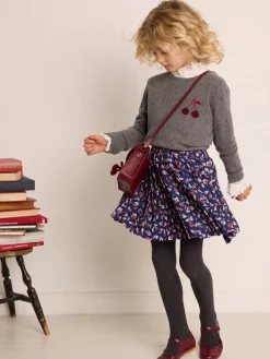 Bonpoint Brunelle Sweater Dark Heathered Gray |Child Cardigans And Sweaters