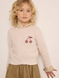 Bonpoint Brunelle Sweater Pale Pink |Child Cardigans And Sweaters
