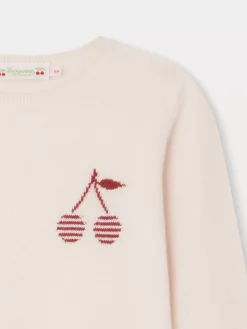 Bonpoint Brunelle Sweater Pale Pink |Child Cardigans And Sweaters