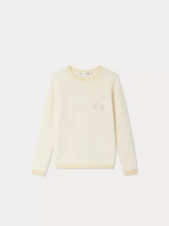 Bonpoint Brunelle Sweater Pale Yellow |Child Cardigans And Sweaters