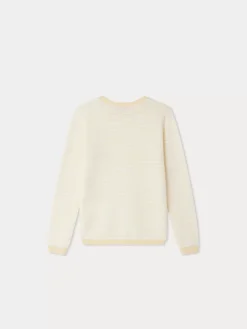 Bonpoint Brunelle Sweater Pale Yellow |Child Cardigans And Sweaters