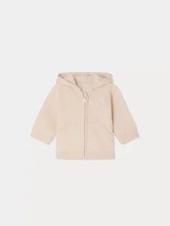 Bonpoint Bud Sweatshirt Ivory |Newborn & Baby Sweaters And Cardigans