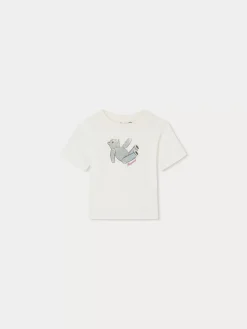 Bonpoint Cai T-Shirt Milk White |Newborn & Baby Tops